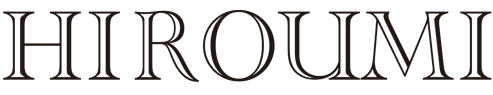 HIROUMIロゴのバナー