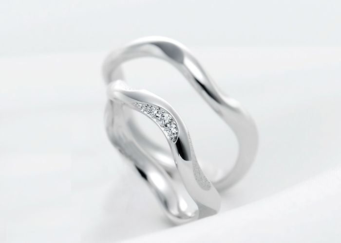 すっと伸びる葉のライン