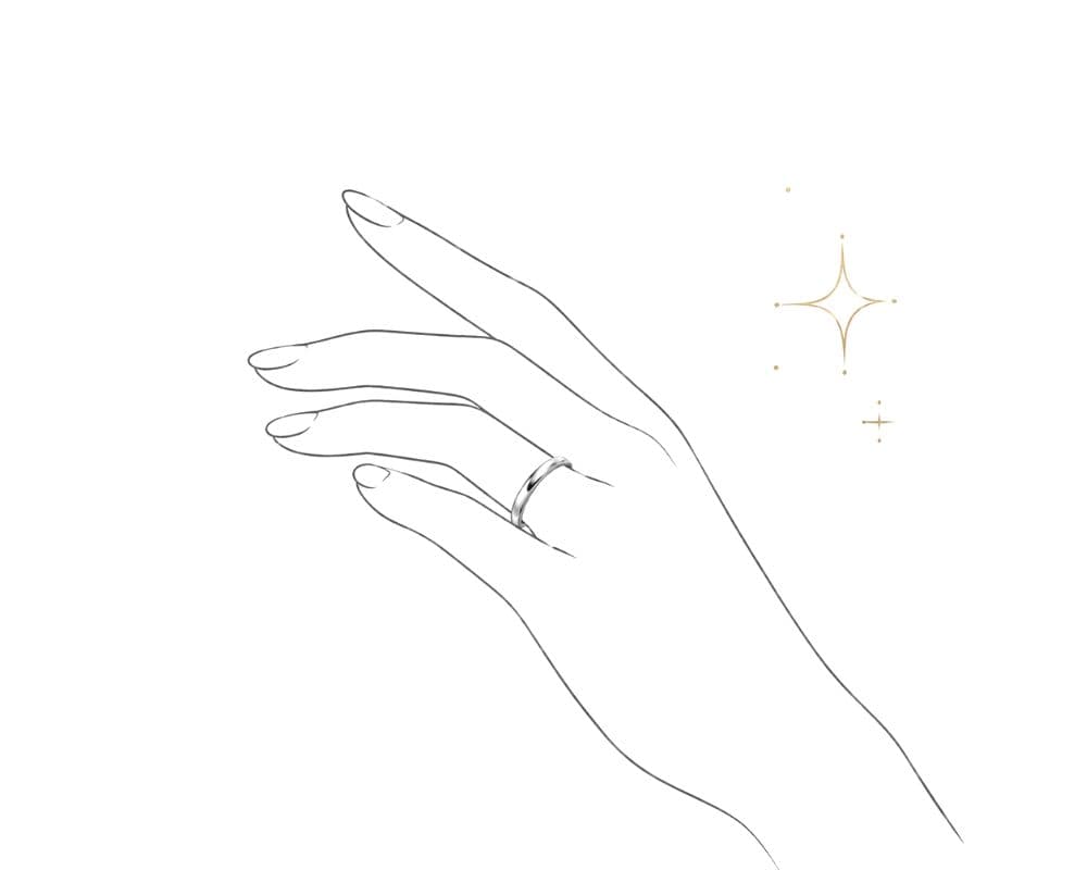 結婚指輪着画