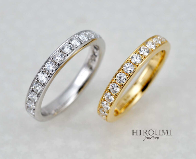 HIROUMIハーフエタニティ ゴールドバージョン♪
